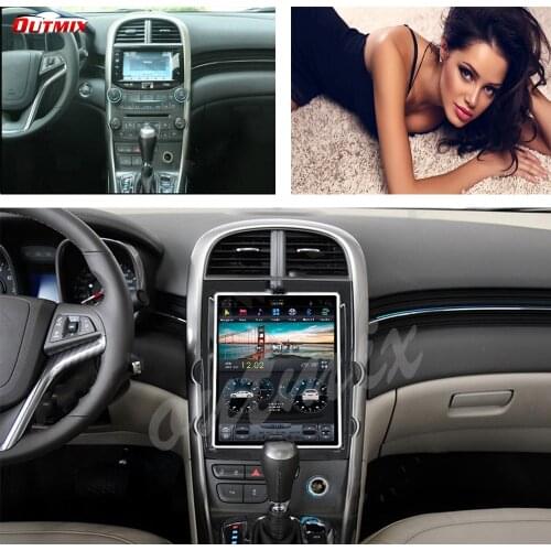 Tesla style Android 9.0 4+64g PX6 Car GPS Navigation For Chevrolet Malibu 2013-2015 headunit multimedia radio Android AUTO IPS