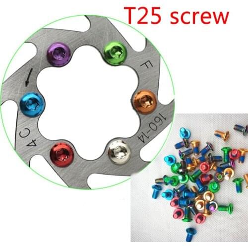 Mi.Xim M5x8mm Disk Brake Rotor Bolts T25 Bicycle Parts MTB Mountain Bike Brake Rotor Screw 12PCS/a lot