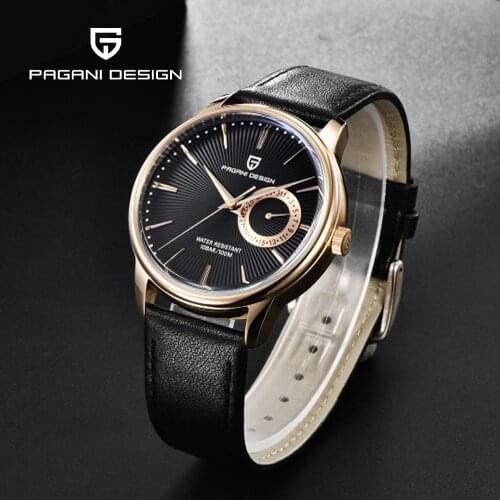 2021 Pagani Design Top Brand Watch Mens Fashion Casual Sports Watch Mens Leather Quartz Watches Relogio Masculino Montre Homme