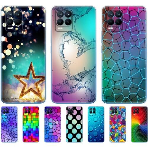 For Realme 8 Case 6.4" Soft Silicon TPU Back For Realme 8 Pro OPPO Realme8 4G RMX3085 Phone Covers Coque Capa Funda Bumper Bag