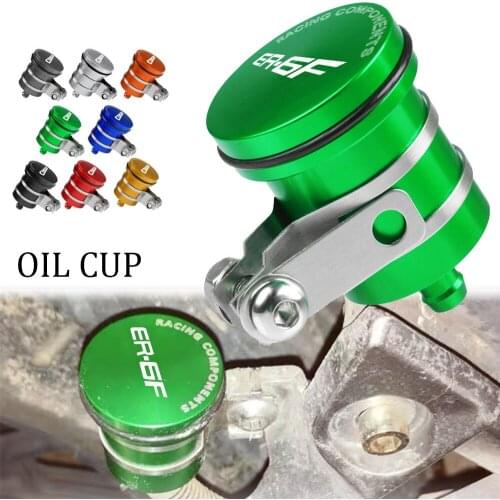 FOR KAWASAKI ER6F ER-6F ER 6F 2009 2010 2011 2012 2013-2017 Universal Motorcycle Brake Fluid Reservoir Clutch Tank Oil Fluid Cup