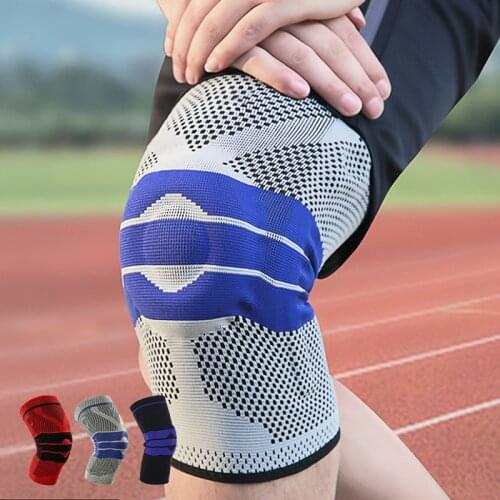 Dropshipping agent Wholesale Logistics China Freight Customized outdoor silicone spring basketball fitness kneepad