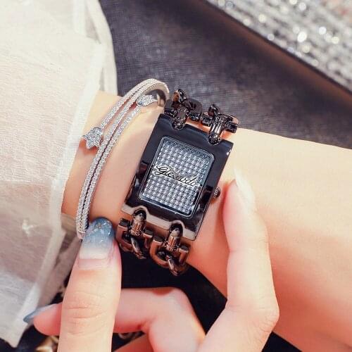 G&D GLE&VDO Women's Rectangular Watch