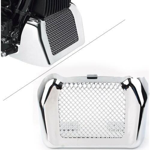Chrome Motorcycle Oil Cooler Cover Kits For Harley Touring FLHR FLHRC FLHX FLHXS FLTRX FLRT 2017 2018 2019 2020 ABS Plastic