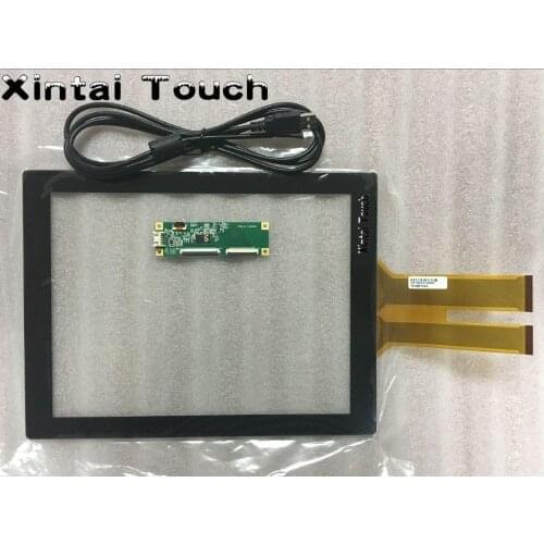 10.1" 10 points Projected Capacitive touch screen panel overlay kit with USB controller, driver free, plug and play