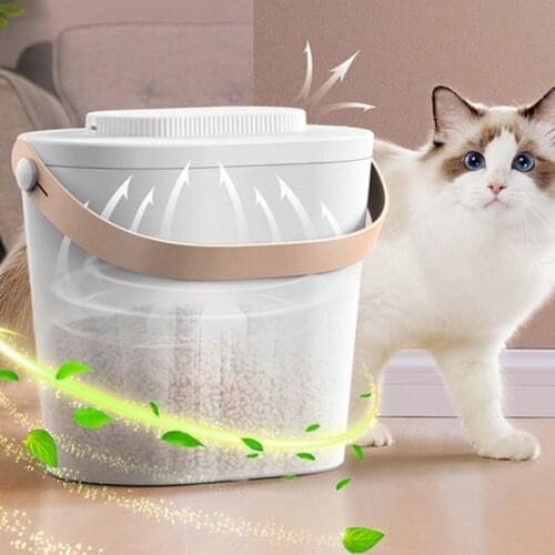 Pet Food Storage Containers Dog Cat Cereals Auto Vacuum Nuts Beans Food Grade Airtight Bin Dry Dispenser Box Kitchen Outdoor