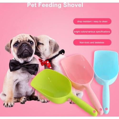 Pet Feeding Shovel Cat Food Scoop Large Capacity Thickening Cat Dog Spoon Plastic Shovel Pet Feeder