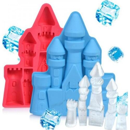 Castle silica gel creative robot ice lattice LEGO creative ice lattice Chocolate Mold