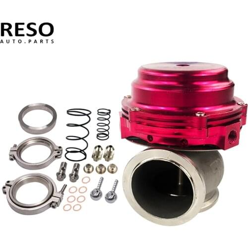 Water Cooler 44mm Wastegate External Turbo With Flange/Hardware MV-R V44 Water-cooled Black/Red