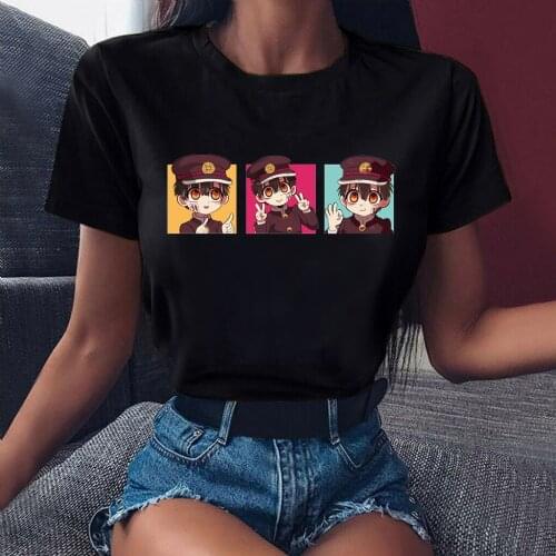 Hot Toilet Bound Hanako Kun Graphic Female White Top Women Japanese Anime T Shirt Funny Cartoon Summer Tops Unisex T-shirt 19463