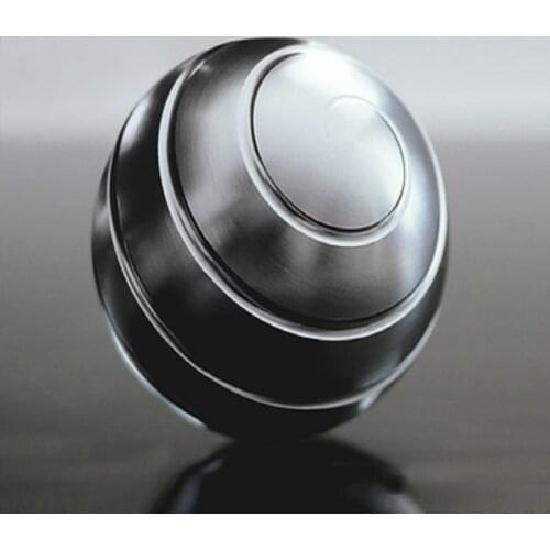 Desktop Ball Transfer Gyro Aluminum Alloy Kinetic Desk Stress Relief Executive Gadgets Metal Ball Full Rotary Decompression Toy