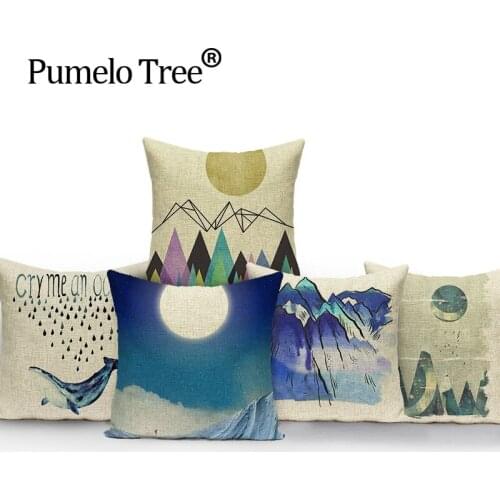 Marine Mediterranean decorative pillow case 45x45 colorful striped ethnic cushions Nordic almofadas decorativas pillow cover