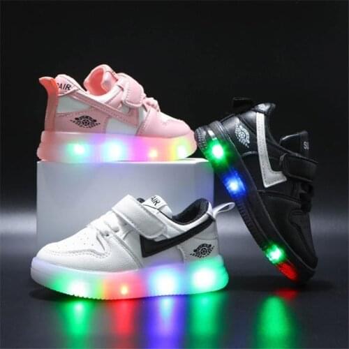 Disney lights for fall 2021 new sports shoes lights glowing shoes logo atmospheric shoes casual shoes