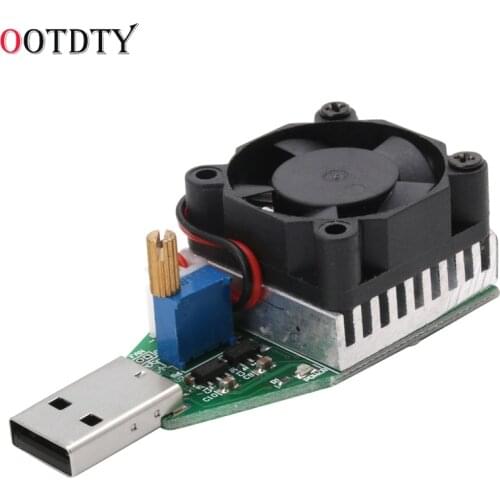 New DC 3.7~13V USB 15W Adjustable Constant Current Electronic Load Discharger 1pc