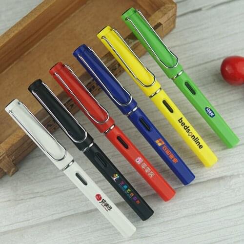 Business Office Fountain Pen Student School Stationery Supplies Ink Nibs for Fountain Mixed Colors Pens Office Supplies