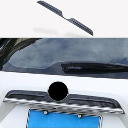 Fit For Nissan Rogue X-Trail 2014-2019 Carbon Fiber Rear Trunk Lid Trim Strip 1pcs