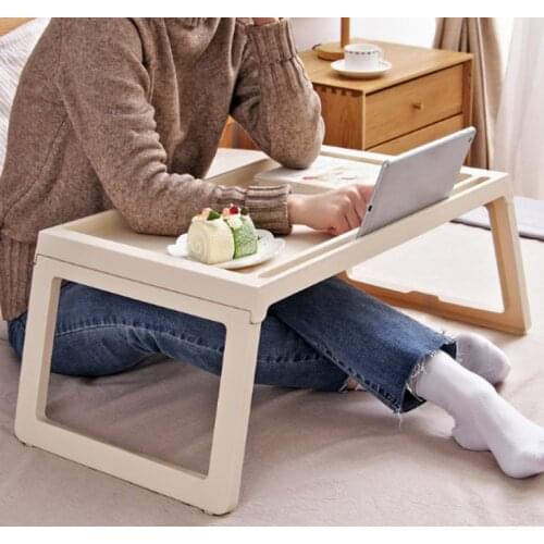 Simple Foldable Multifunction Sofa Bed Laptop Table Eating Studying On Sofa Bed Portable Anti-Skid Table Office Furniture LF714