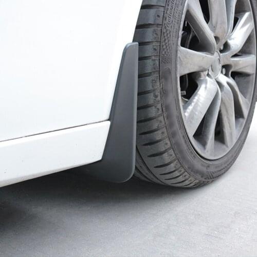 QHCP 4Pcs/Set Engineering Plastic Car Mudflaps Splash Guards Auto Front Rear Mud Flap Mudguards Special For Lexus IS200T 250 300