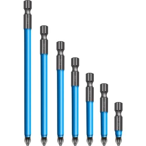 S2 Anti Slip Screwdriver Bits Set Screw Driver Bit Electric Power Multi-bit Tool Alloy Steel Screwdriver Accessories