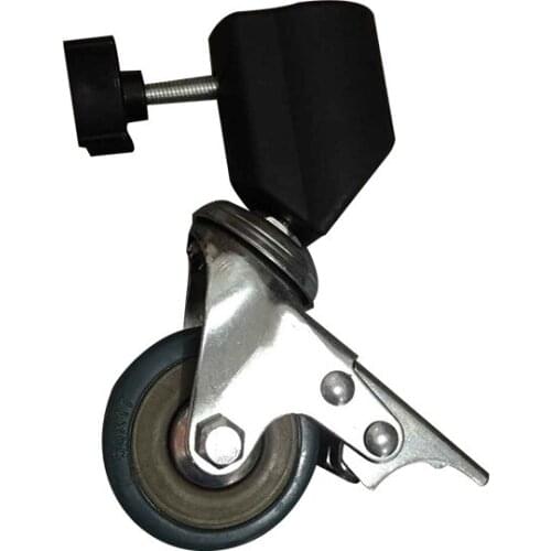 3PCS 22mm Photo Studio Universal Caster Wheel Tripod Pulley Heavy Duty for Light Stands/Studio Boom