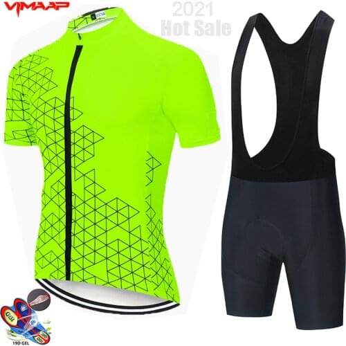 2021 Summer Cycling Clothing Comfortable Racing Bicycle Clothes Suit Quick-Dry Mountain Bike Cycling Jersey Set Ropa Ciclismo
