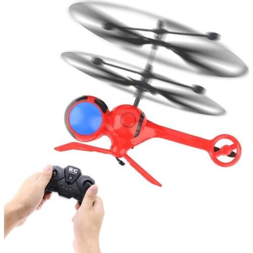 RC Helicopter 3 Channel Mini Remote Control Dragonfly Aircraft Colorful LED Light Electric Funny Flying Gift Toys for children