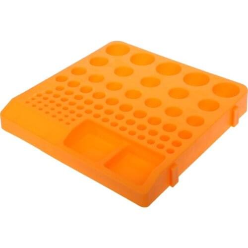 Storage Box Organizer Container Tray Holder For Drill Bit Collet Tool Accessories