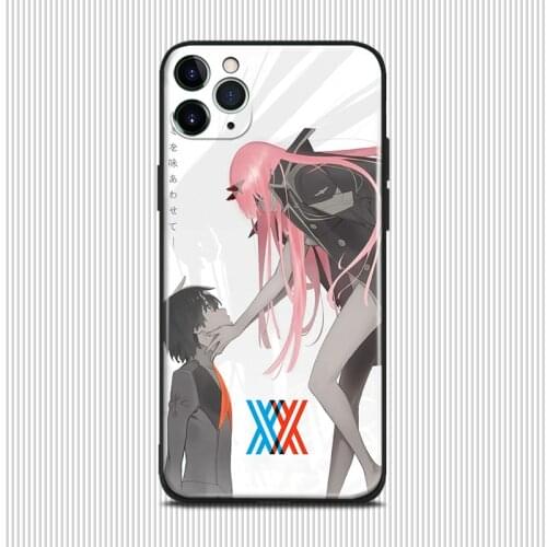 Zero two 002 hiro darling in the franxx For iPhone se 6 6s 7 8 plus x xr xs 11 pro max soft silicone phone case cover shell