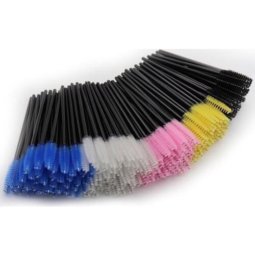 500/50 Pcs Makeup Brush Disposable Mascara Wands Applicator Eye lashes Cosmetic Brushes Extension Makeup Maquillaje Brushes Tool