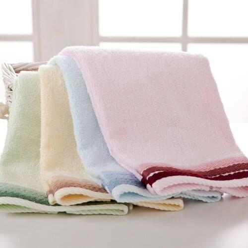 Embroidery Bath Towel 34cm*72cm Soft Cotton Flower Face Towel Bamboo Fiber Quick Dry Hair Hand Towels Quality First J-05