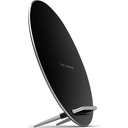 Onleny W7 Fast Wireless Charger Round Shaped QI Charging Pad Dock Station Mobile Phone Holder Support for Samsung for Iphone USB