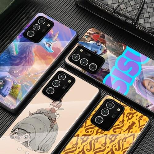 Tempered Glass Cover Raya And The Last Dragon For Samsung Galaxy S21 S20 FE Ultra S8 S9 S10 S10e Lite Plus 5G Phone Case