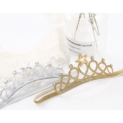 Cute Baby Girls Crown Hair Band Children Hair Accessories Infant Kids New Fashion Headband 0-18M Newborn Baby Gifts Headwear