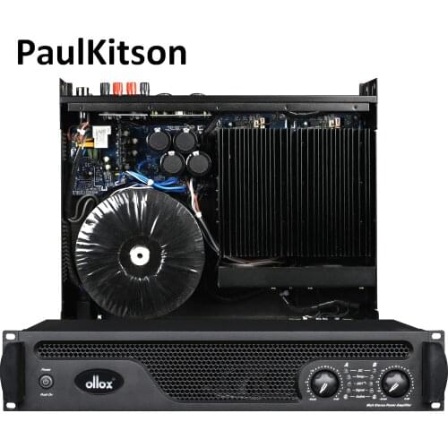 Paulkitson X7000 Dual Channel 2000W Digital Power Amplifier Stage Audio Speaker AMP Amplifier Preamp for Stage Speake