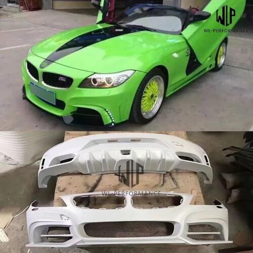 E89 Z4 FRP Unpainted Car body kit Front Rear Bumper For BMW E89 Z4 Rowen Style Body Kit 2009-2014