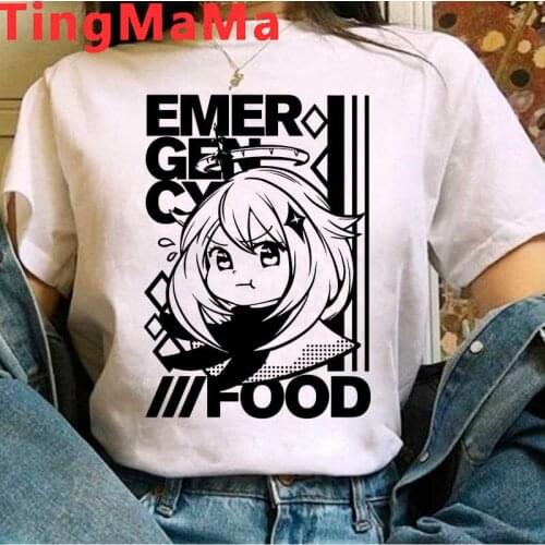 Genshin Impact Keqing t shirt men ulzzang harajuku japanese top tees couple clothes