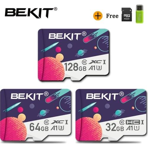 Bekit Micro SD Card A1 256GB 128GB 64GB 32GB 16GB 8GB Memory Card microsd card SDXC SDHC class 10 Flash Drive For Smartphone