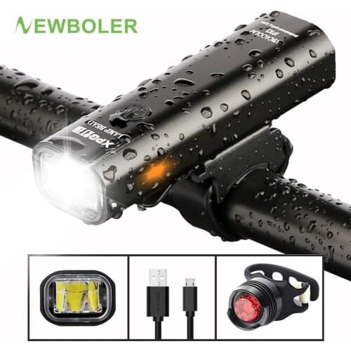2021 New 400LM Bike Front Light Set Anti-glare USB Rechargeable MTB Bicycle Light With Taillight 3 Mode Led Cycling Headlight