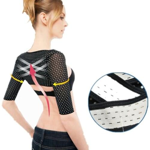 Correction Scapula Back Upright Posture Support Dot Black Straight Back Shoulder Massage Shaper Tops