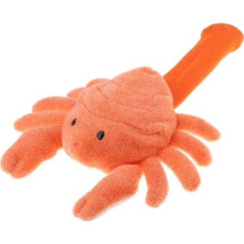 Creative Orange Crab Golf Head Covers 460CC Driver Wood Clubs Headcovers Sets Plush Cloth