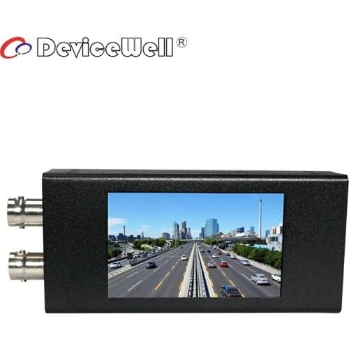 DeviceWell MD1101 SDI to HDMI-compatible 2.6 Inch LED Screen Mini Vedio Audio Converter
