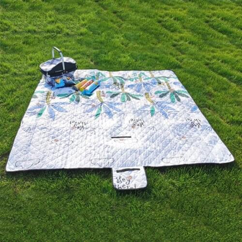 Portable Pocket Camping Mat Folding Camping Mattress Baby Climb Outdoor Moisture Waterproof Picnic Mat Camping Picnic Blanket