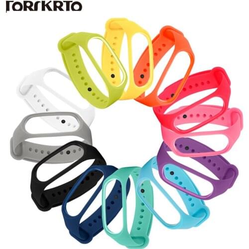 Bracelet for Xiaomi Mi Band 3 4 Sport Strap watch Silicone wrist strap For xiaomi mi band 3 4 bracelet Miband 4 3 Strap