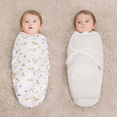 Babies Sleeping Bags Newborn Baby Cocoon Swaddle Wrap Envelope 100%Cotton 0-6 Months Baby Blanket Wrap Sleepsack Baby Products