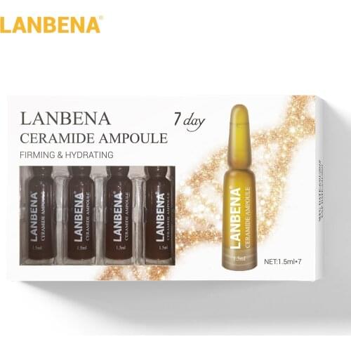LANBENA Ceramide Ampoule Serum Nourishing Firming Hydrating Shrink Pores Anti-aging Lifting Anti-wrinkle For 7 Days Skin Care