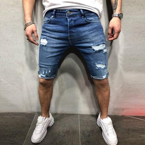 YOFEAI Men's Short Jeans