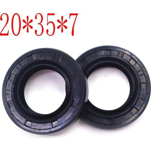 2PCS Shock Oil Seals 20*35*7 Suspension Oil Seal For Dirt Bike 2.50-12inch 2.75-12 inch Motorcycle Wheels