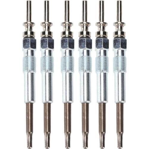 6pcs Diesel Heater Glow Plugs 12237786869 Replacement for BMW 3 5 6 7 Series X3 X5 X6 Metal Heater Glow Plug New