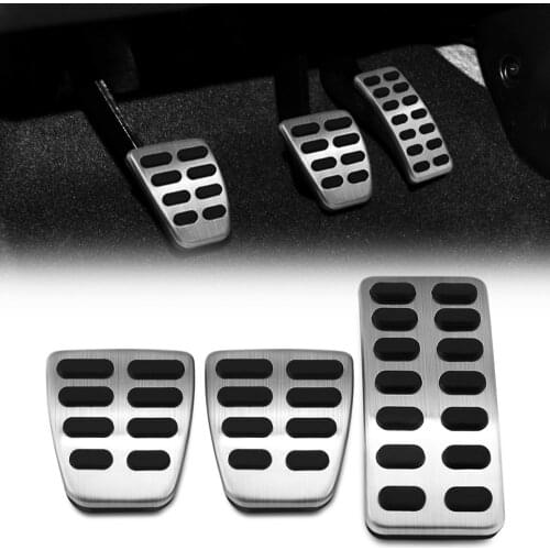 Car Fuel Brake Rest Foot Pedals Auto Pedal Cover for Hyundai Ix25 Creta Accent Verna Solaris for Kia K2 Rio Soul KX3 Accessories