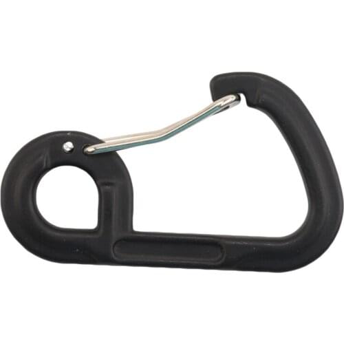 Outdoor D-type Carabiner Clip Quick Release Key Ring Buckle Clip Buckle Travel Carabiner EDC Tool Aluminum Alloy Hook Lock